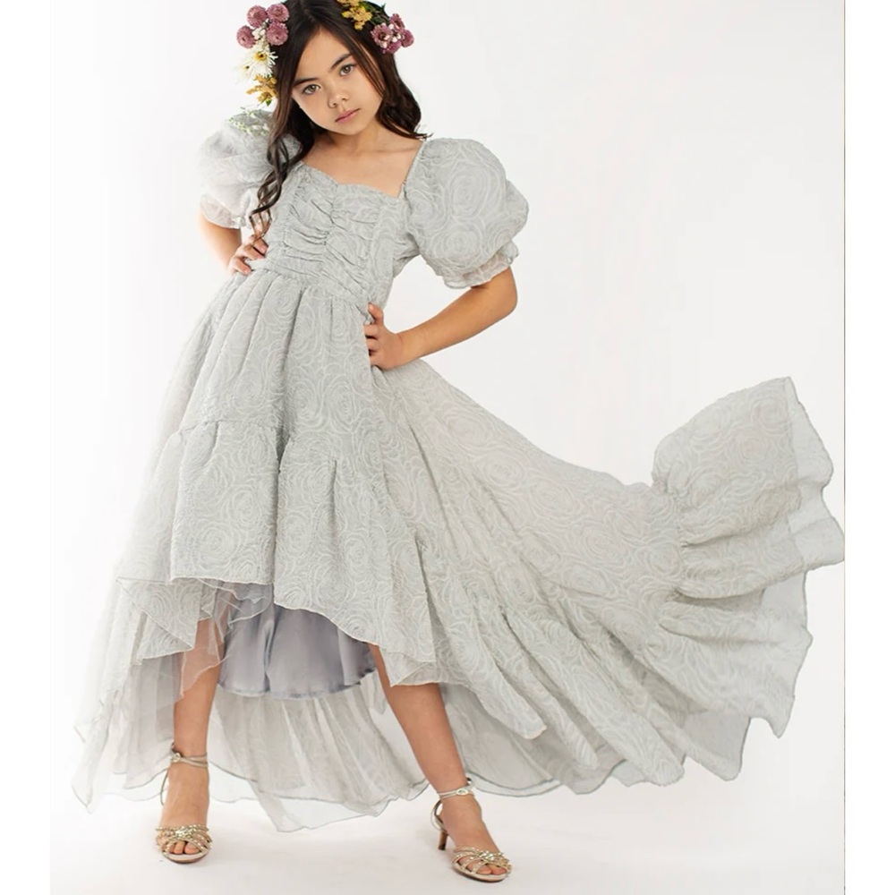 Joyfolie Shwaney Impact Dress in Light Gray